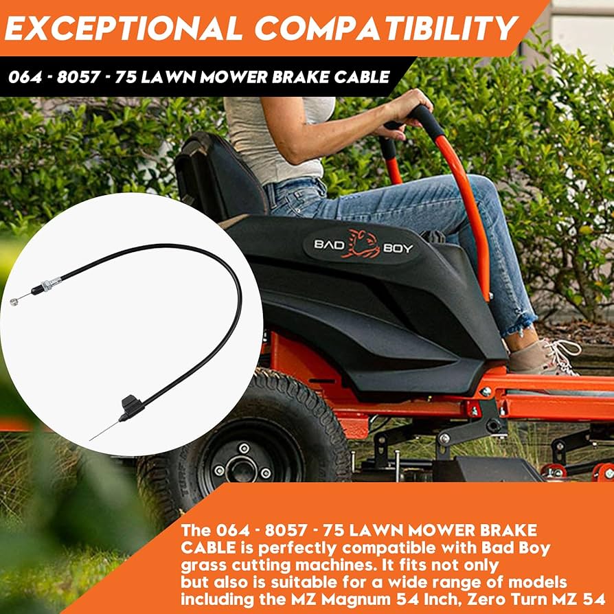 Amazon.com: 064-8057-75 Lawn Mower Brake Cable Compatible